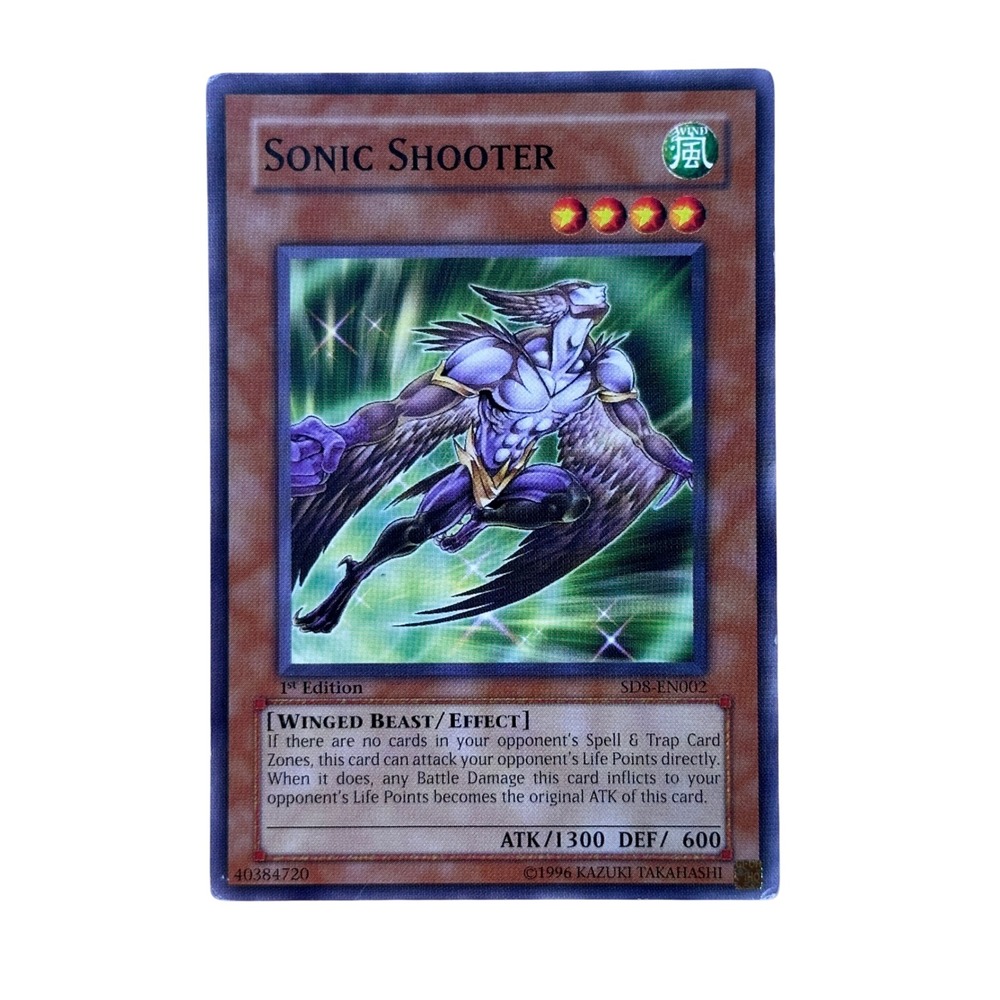 Yu-Gi-Oh! Trading Card Sonic Shooter SD8-EN002 1st Edition Common Wind Attribute